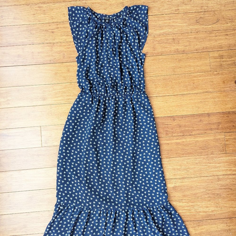 J.Crew Mercantile midi field dress with pockets